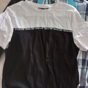 Black and white Micheal kors shirt large